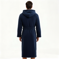 HoodedChill | Premium Heren Badjas met Capuchon | High-Loft Fleece voor maximale Warmte-isolatie | Soft-Touch Afwerking | Ergonomische Pasvorm & Duurzame Vezelstructuur