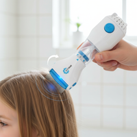 Elektrische Luizenverwijderaar | Vacuümzuigtechnologie | RVS Kam-systeem | Chemievrije Nissen-extractie | Ingebouwde LED-controlelamp | Inclusief Hygiënefilter