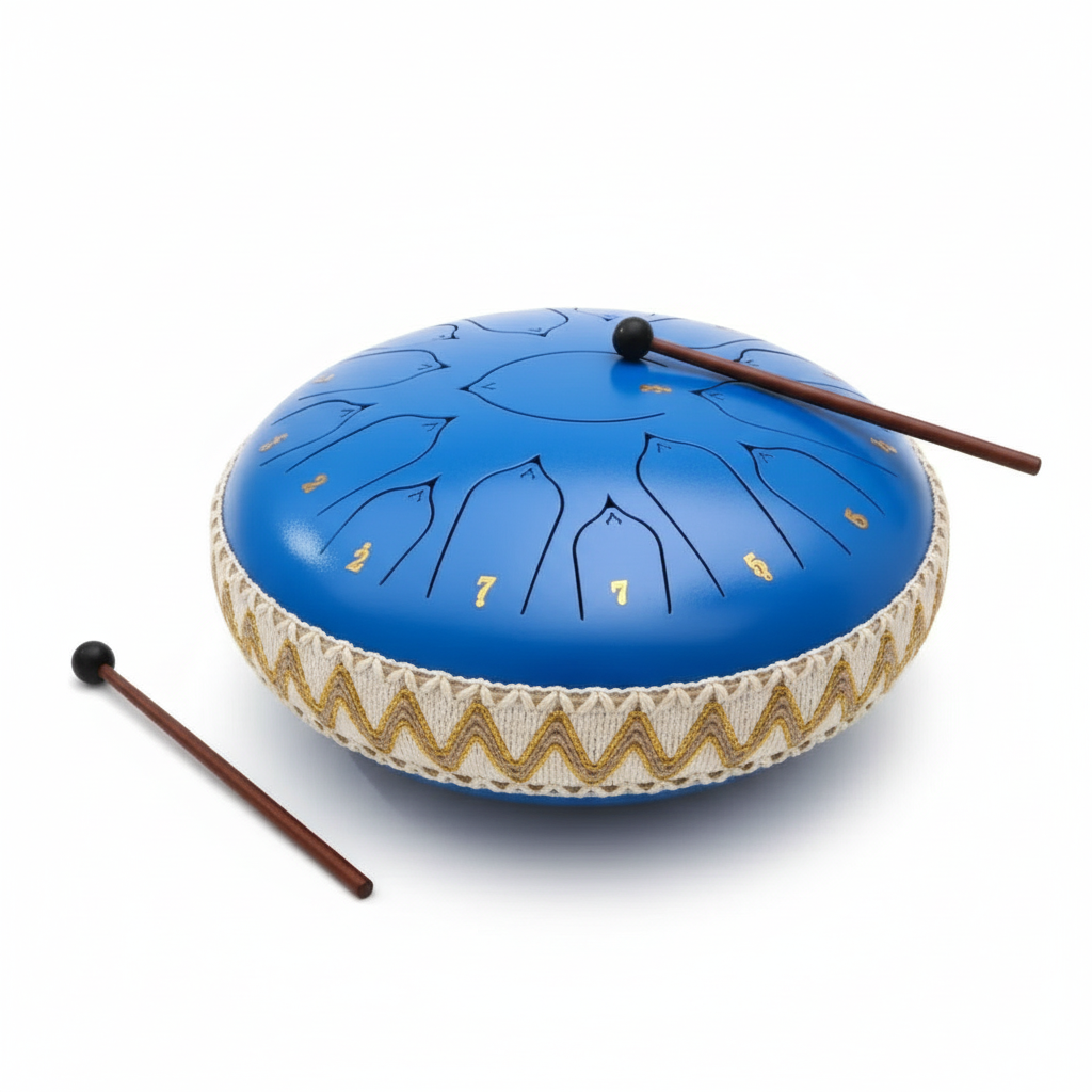 Stalen Tong Drum | Precisie Stem in C-groot | Harmonische Boventoon Resonantie | Inclusief Slagwerk & Accessoires | Voor Meditatie & Klanktherapie