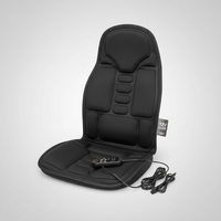 Ergonomische Massage-Zitkussen | Shiatsu- & Vibratiemassage voor Nek, Rug & Bovenbenen | Inschakelbare Warmtefunctie | Inclusief Auto-Adapter & Afstandsbediening