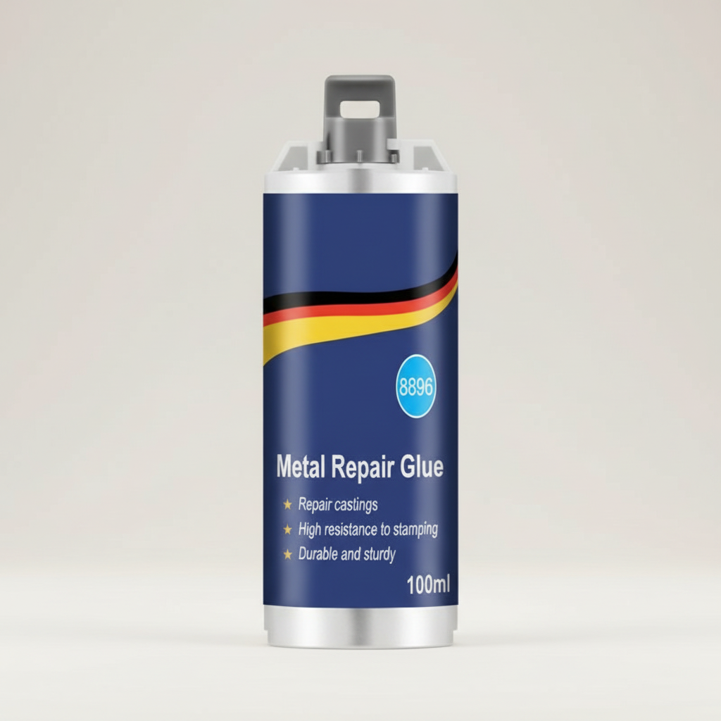 Brehn | Hoogwaardige Metaal Reparatie Lijm | Industrieel Lijm voor Gietijzer, Staal & Aluminium | Hittebestendig & Waterdicht | 100ml Vloeibaar Metaal Reparatie Set | Zilver