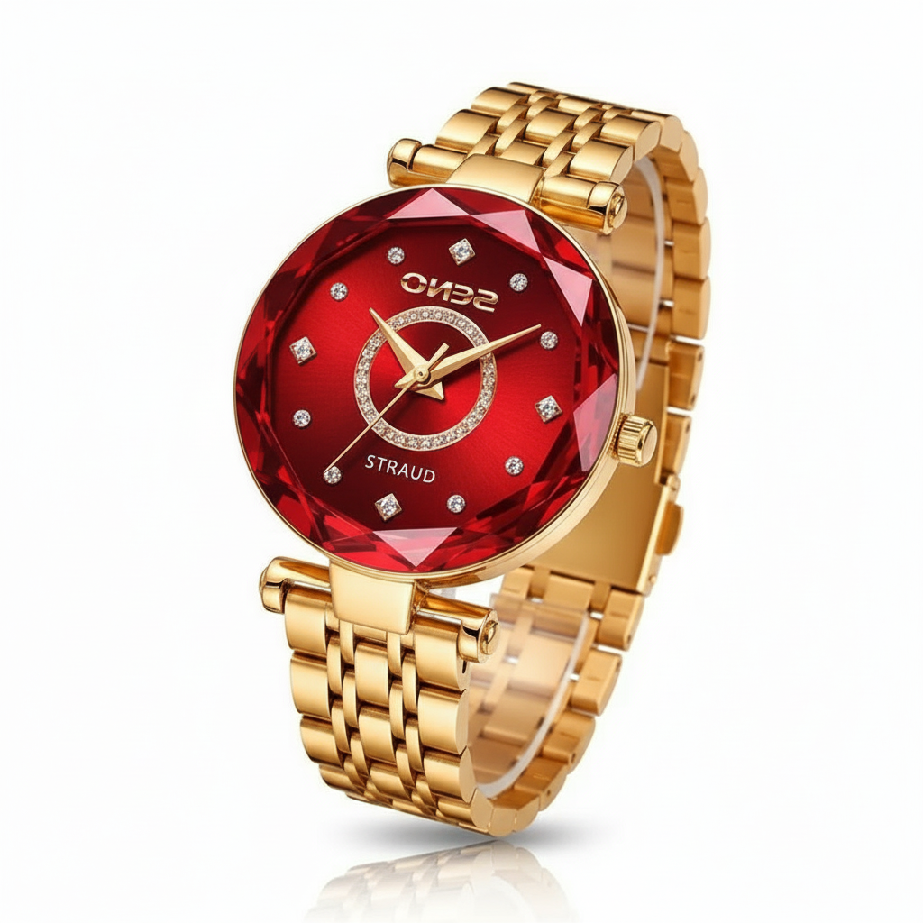 Sterren Vrouwen RVS Horloge