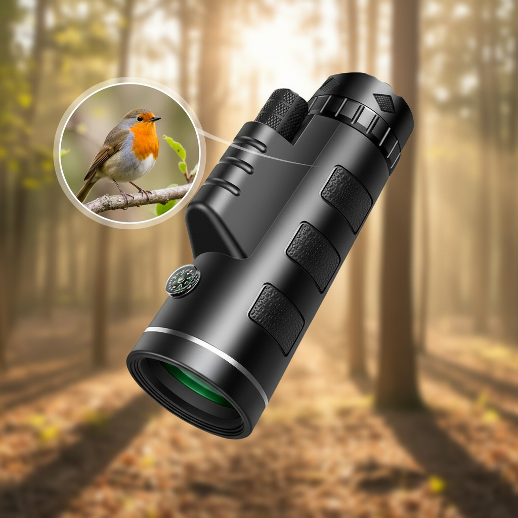 500X Pro Hoge Resolutie Telescoop | Monoculair met FMC-meerlaagse coating | Stikstofgevuld & Waterdicht | Nachtzichtoptimalisatie | Compacte Optiek voor Astronomie & Buiten