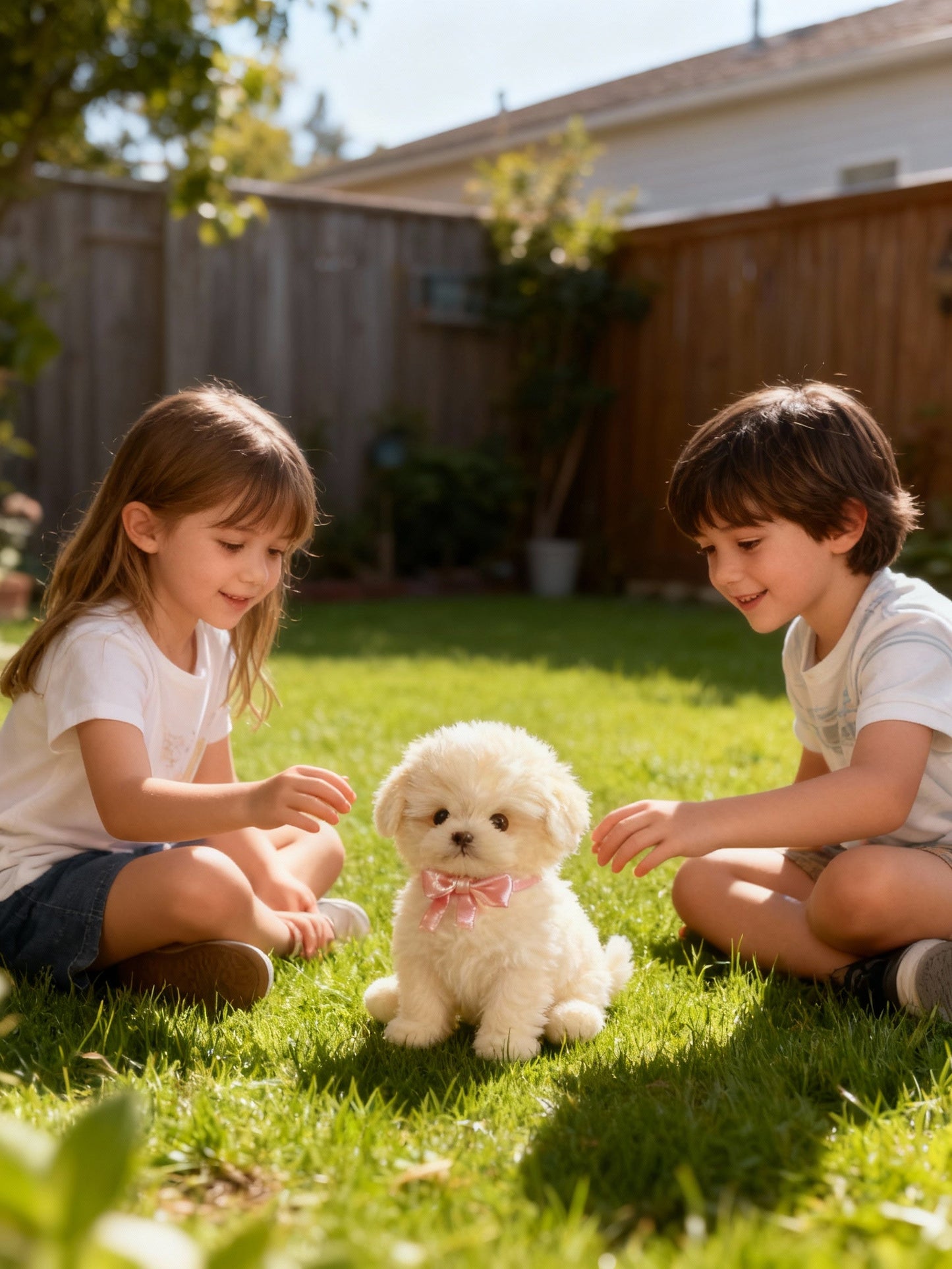 Nicoo Interactieve Robot Puppy | Loopt, Blaft, Kwispelt | Pluche, Batterij-Aangedreven Speelgoed