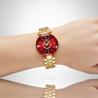 Sterren Vrouwen RVS Horloge