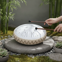 Stalen Tong Drum | Precisie Stem in C-groot | Harmonische Boventoon Resonantie | Inclusief Slagwerk & Accessoires | Voor Meditatie & Klanktherapie