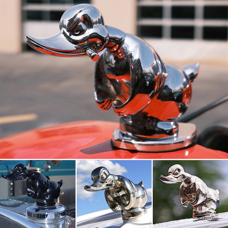 Boze Rubberen Eend Motorkap Ornament