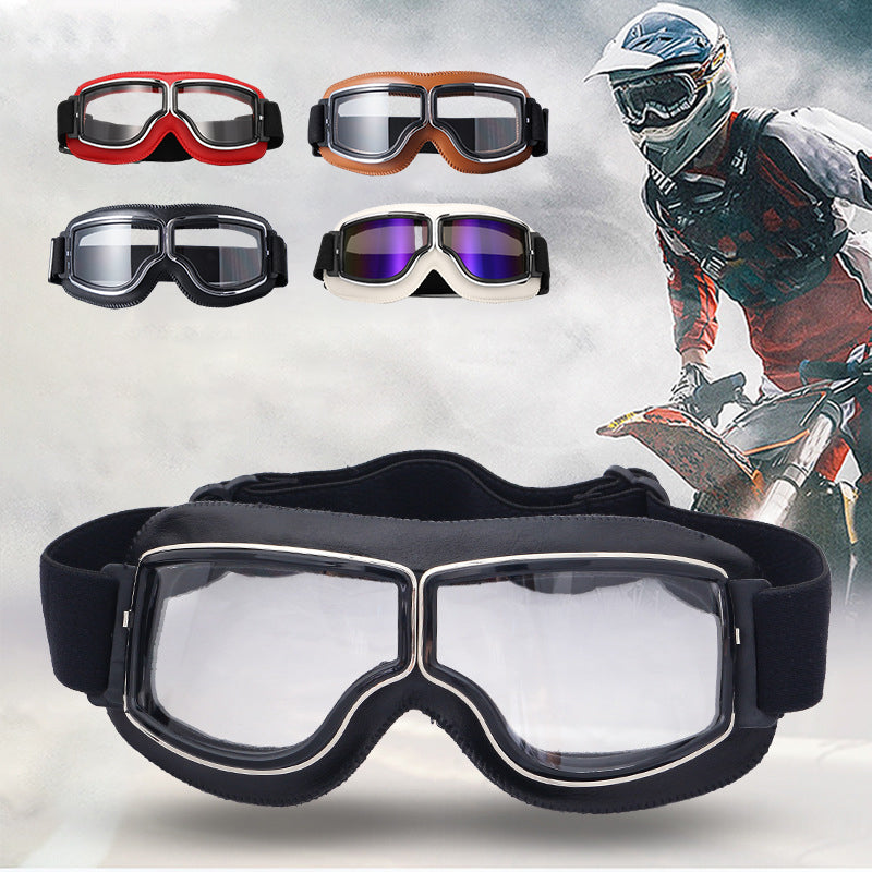 Vintage-Motorradbrille