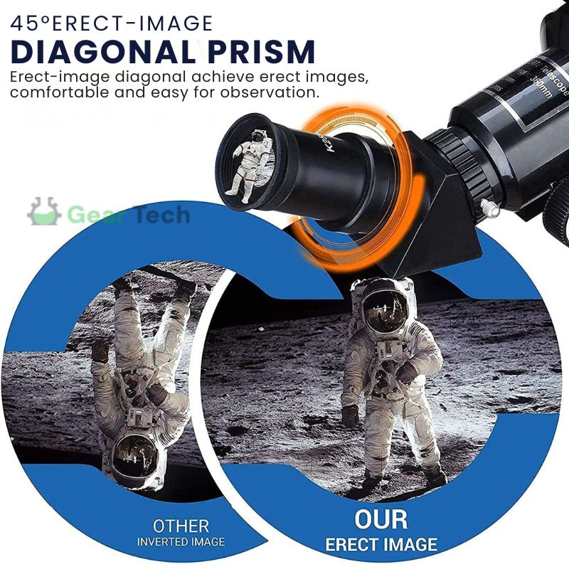 Skanto | Professioneel Astronomisch Telescoop | 70mm Opening, 300mm Brandpuntsafstand & Eenvoudige Opstelling voor Sterrenkijken en Natuurverkenning