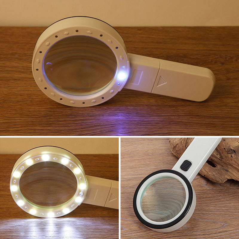 30-voudige optische loep met LED-verlichting