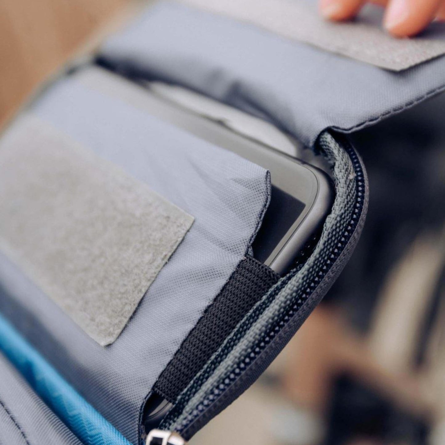 Fiets stuur tas met touchscreen venster | Spatwaterdicht | Veilige klittenbandsluiting | RideShield