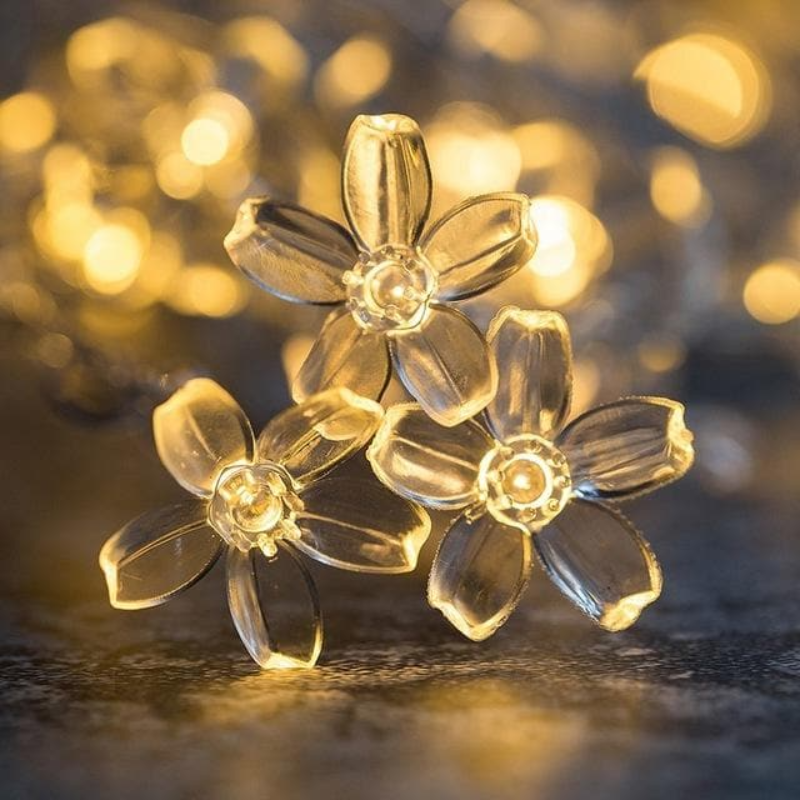 Lunara – LED-lampenketting warmwit/koudwit 4,8m of 10m – Binnen & Buiten