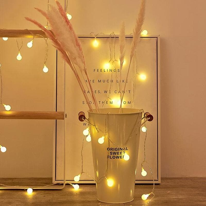 Lunara – LED-lampenketting warmwit/koudwit 4,8m of 10m – Binnen & Buiten