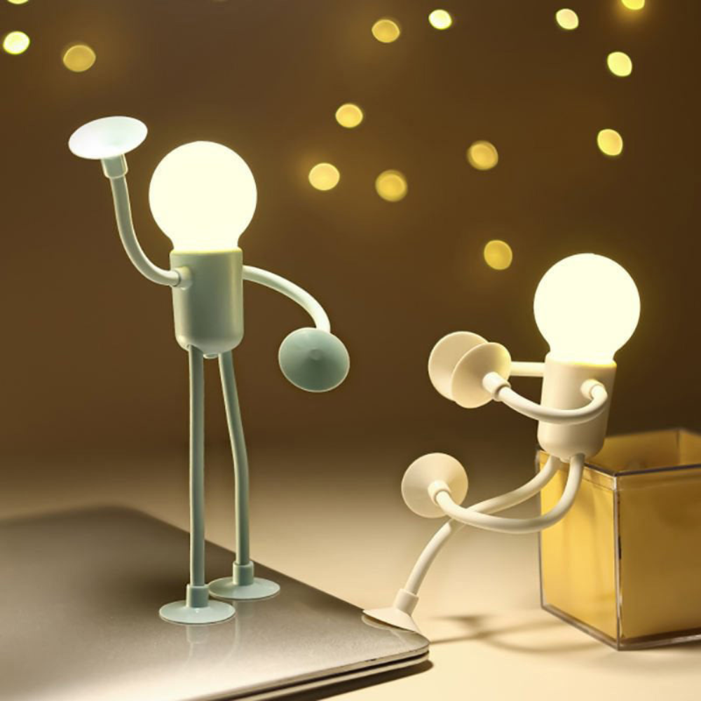 LumiFlex | LED Tafellamp Flexibele Creatieve Decoratie voor Woonkamer en Kinderkamer Energiezuinig Modern 4 Kleuren
