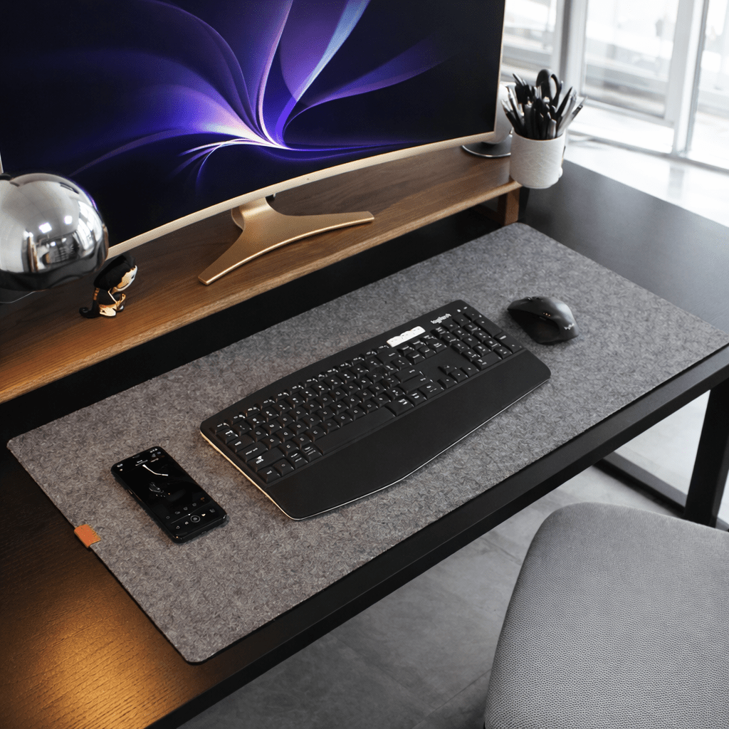 FeltCraft | Premium Wol Desk Mat voor Meer Comfort