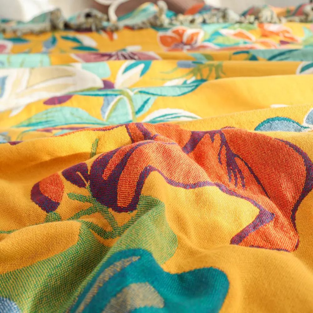 Festival Tropics Katoenen Deken