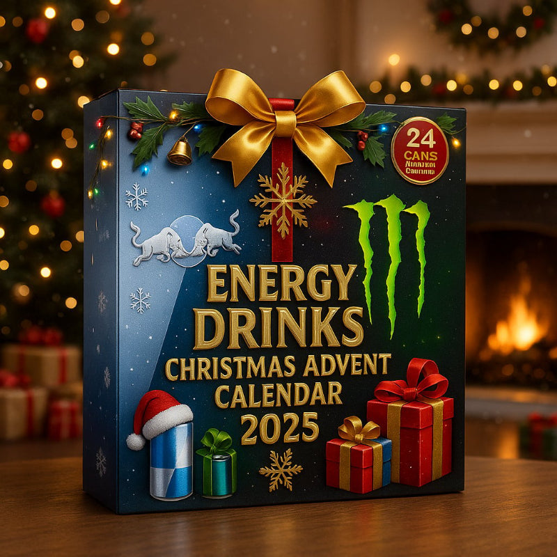 FestiveAura | Exclusieve Adventskalender van Energy Drink met 24 Premium Selecties