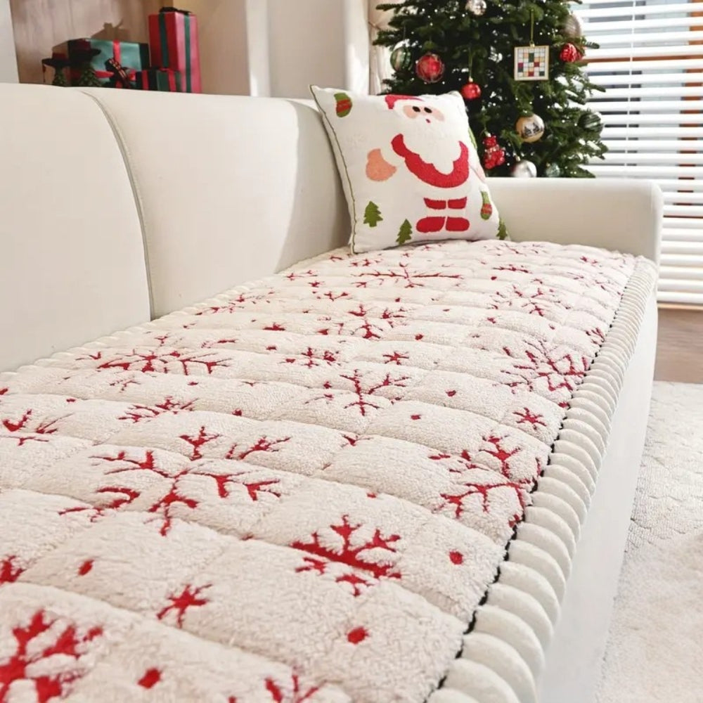 Feestelijke Winter Sofa Cover