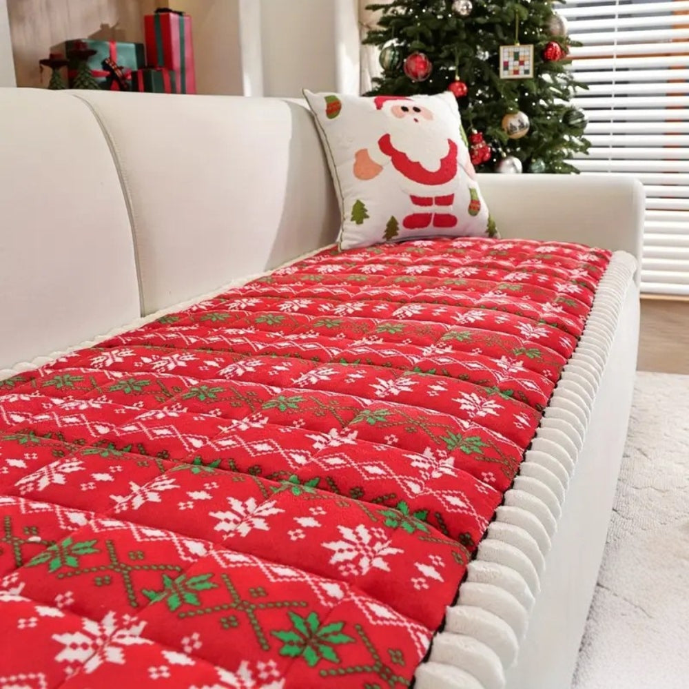 Feestelijke Winter Sofa Cover