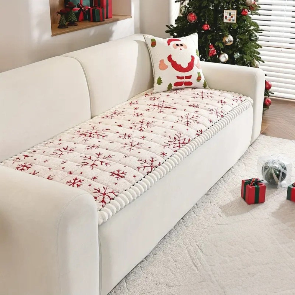 Feestelijke Winter Sofa Cover