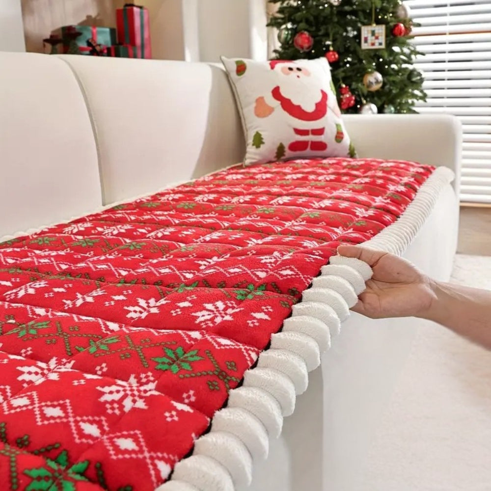 Feestelijke Winter Sofa Cover