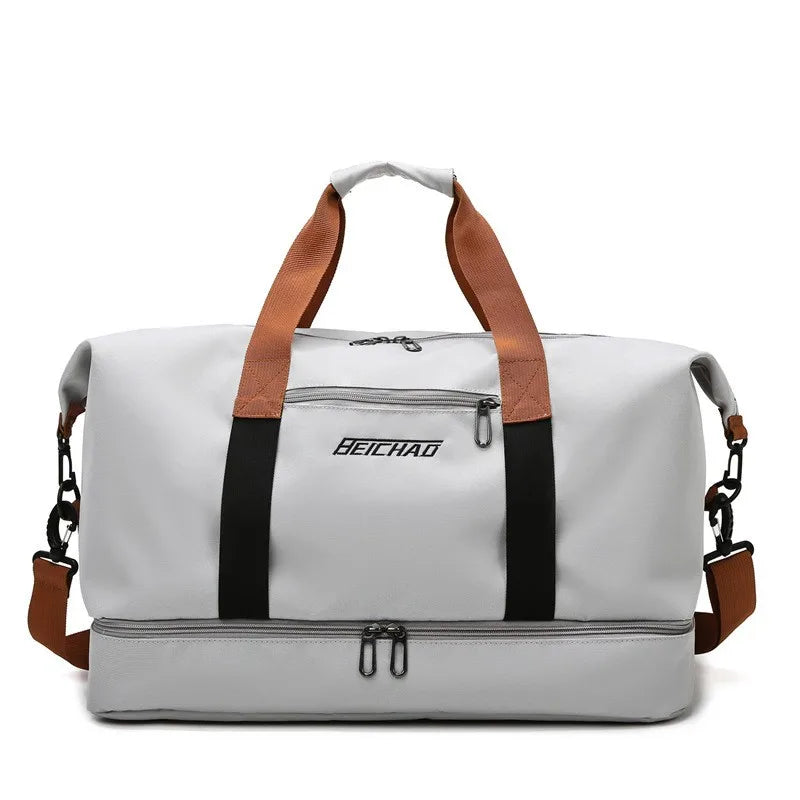 Fitness Sporttas | Reisbagage met Schoencompartiment en Vocht/Droog Scheiding