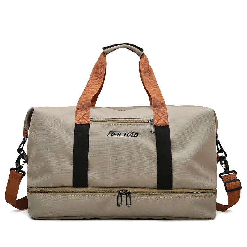 Fitness Sporttas | Reisbagage met Schoencompartiment en Vocht/Droog Scheiding