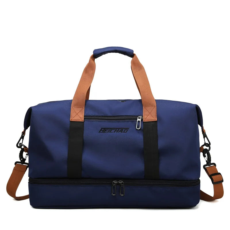 Fitness Sporttas | Reisbagage met Schoencompartiment en Vocht/Droog Scheiding