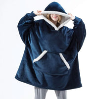 SNUGGOVA – Fleece Hoodie-Deken voor ultiem comfort