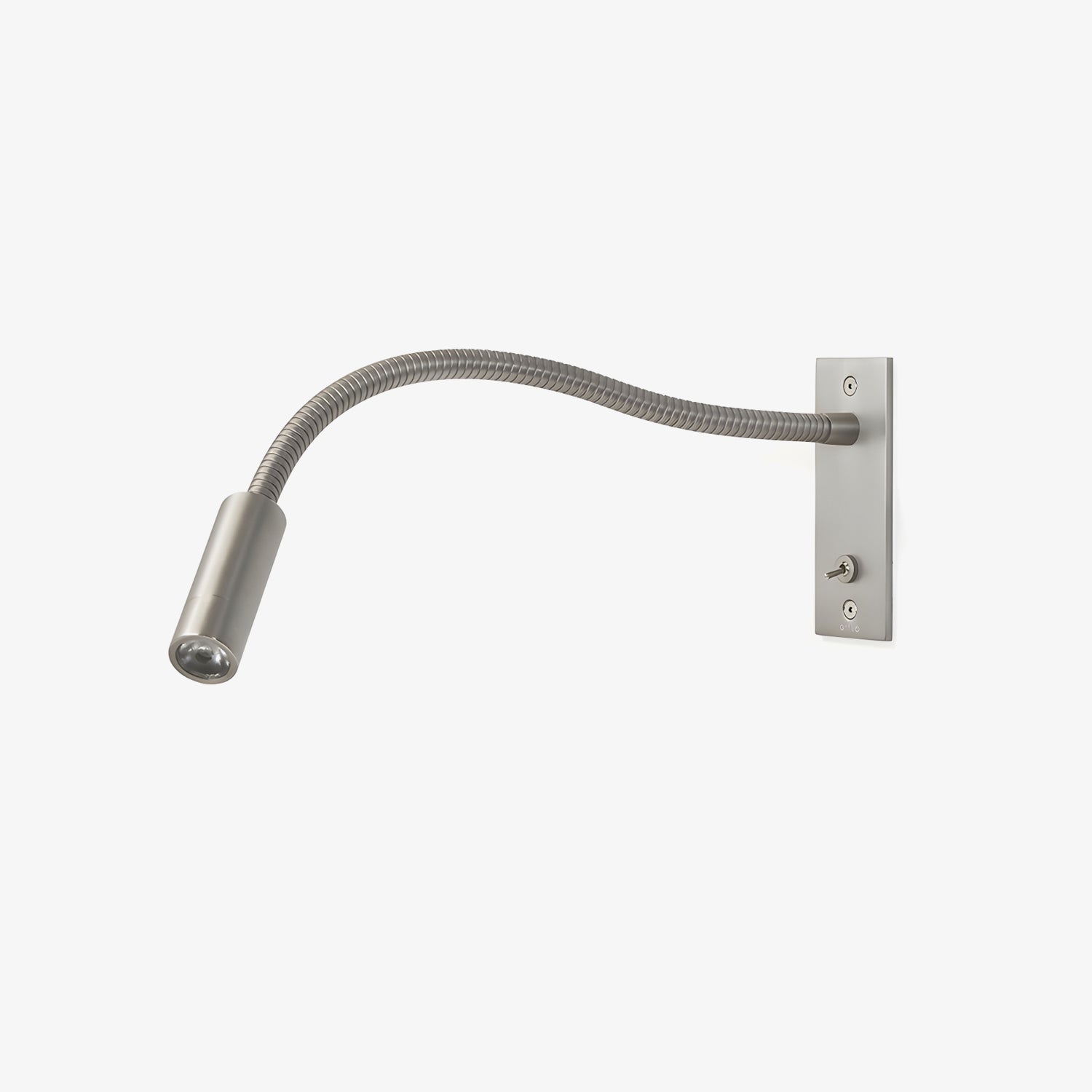 Verstelbare Gooseneck Metalen Wandlamp met Cilindrische Kop