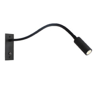 Verstelbare Gooseneck Metalen Wandlamp met Cilindrische Kop