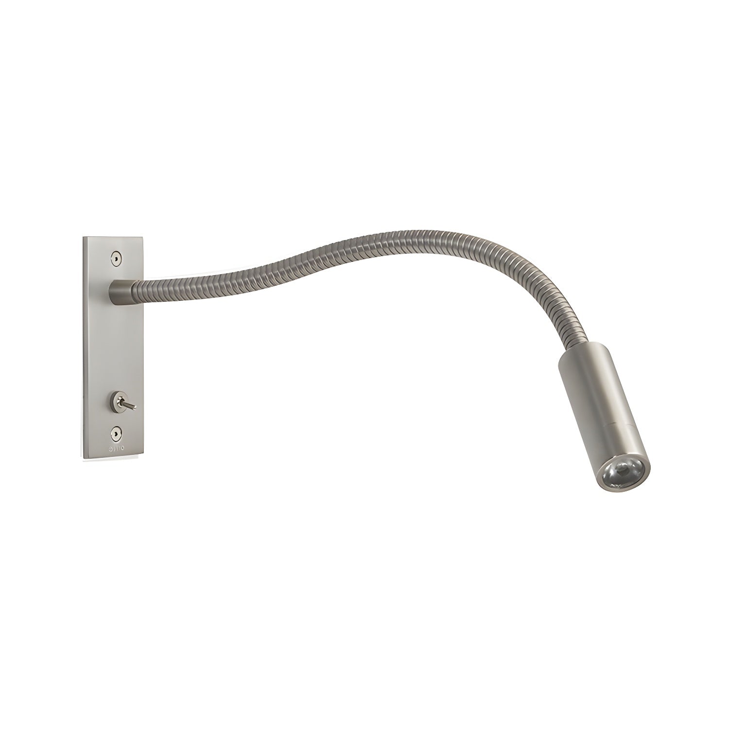 Verstelbare Gooseneck Metalen Wandlamp met Cilindrische Kop
