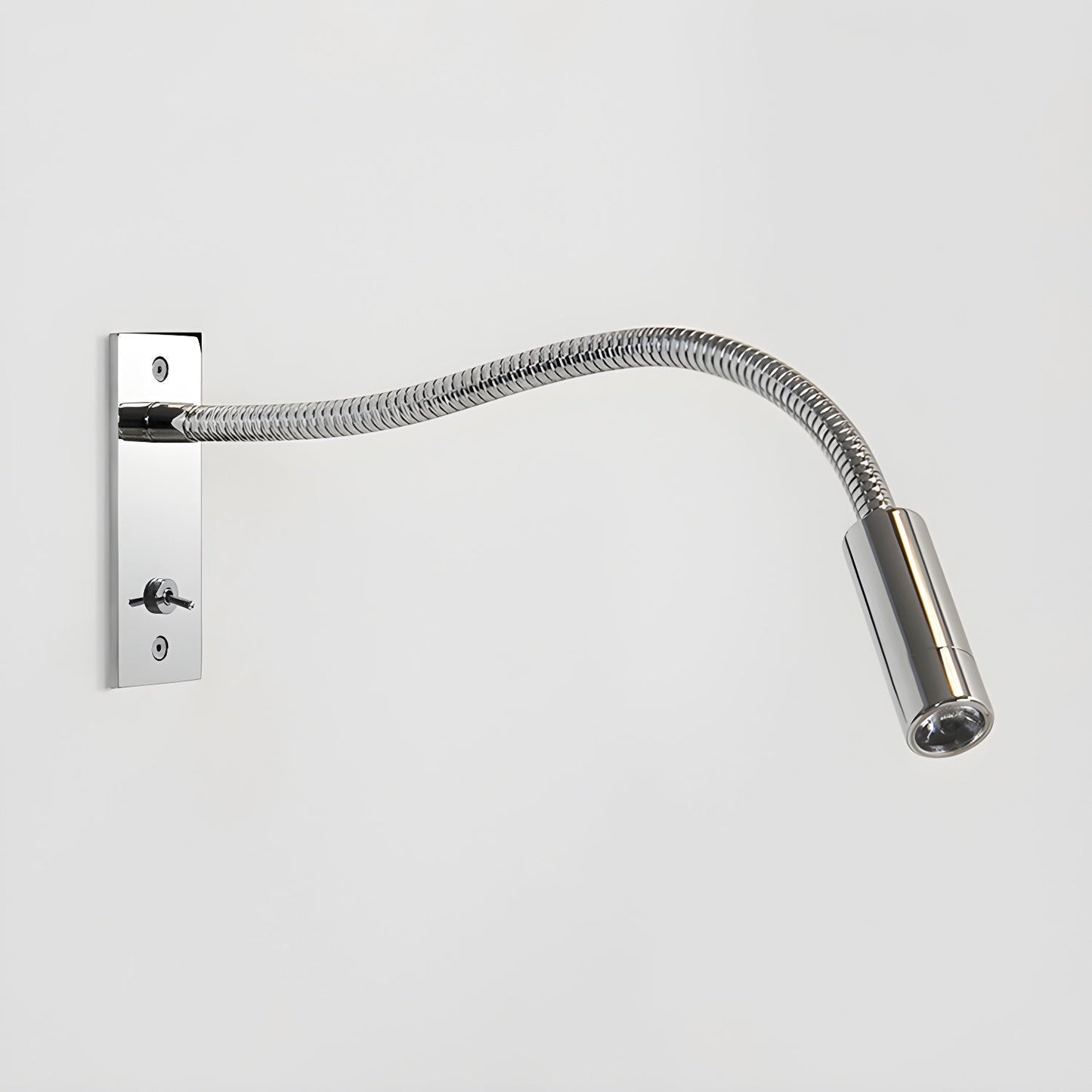 Verstelbare Gooseneck Metalen Wandlamp met Cilindrische Kop