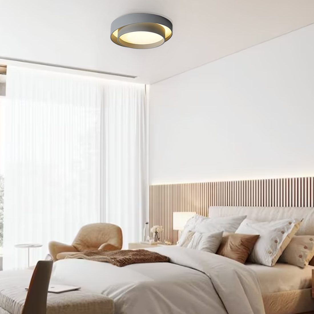 Flint Disc Plafondlamp