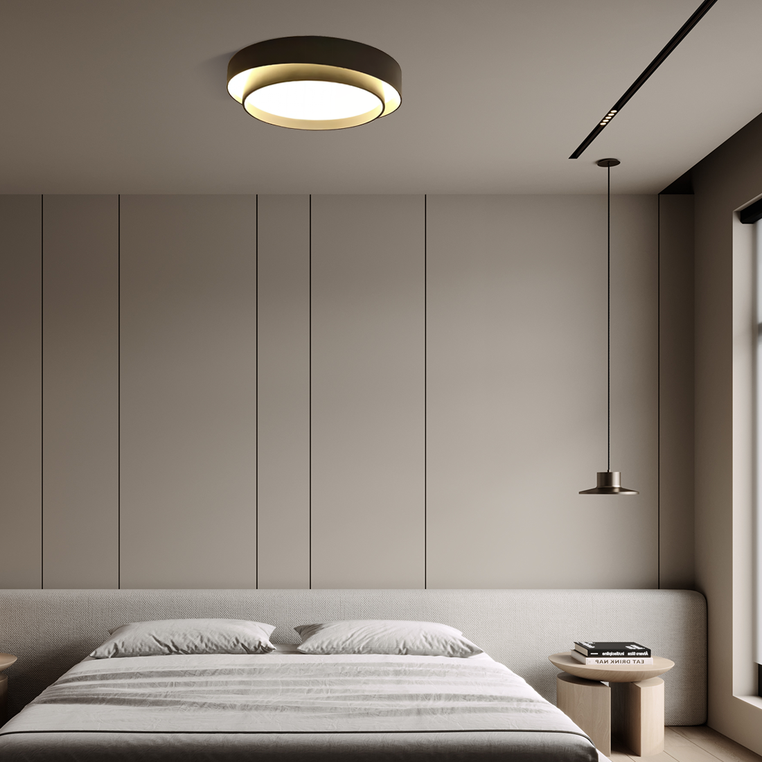 Flint Disc Plafondlamp