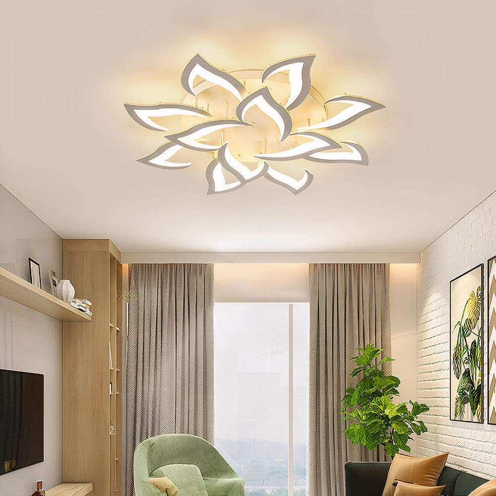 Floralis | Elegante Moderne Bloemen Plafondlamp met LED