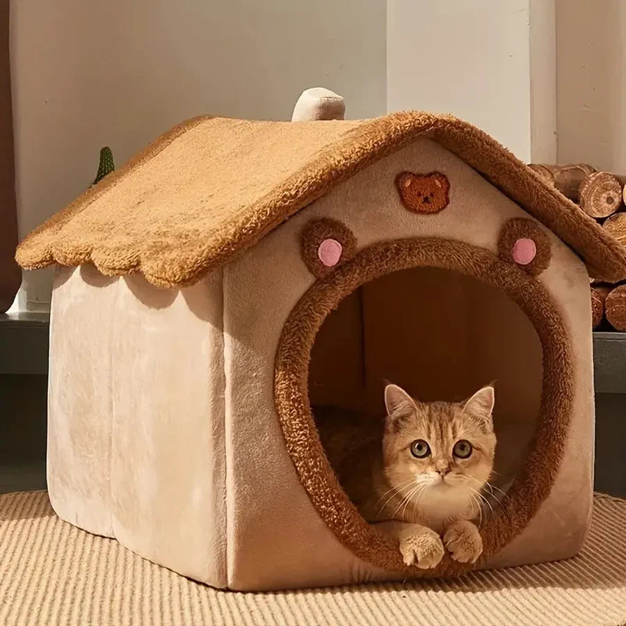 SnuggleNest | Afwasbaar en ruimtebesparend huis voor honden en katten