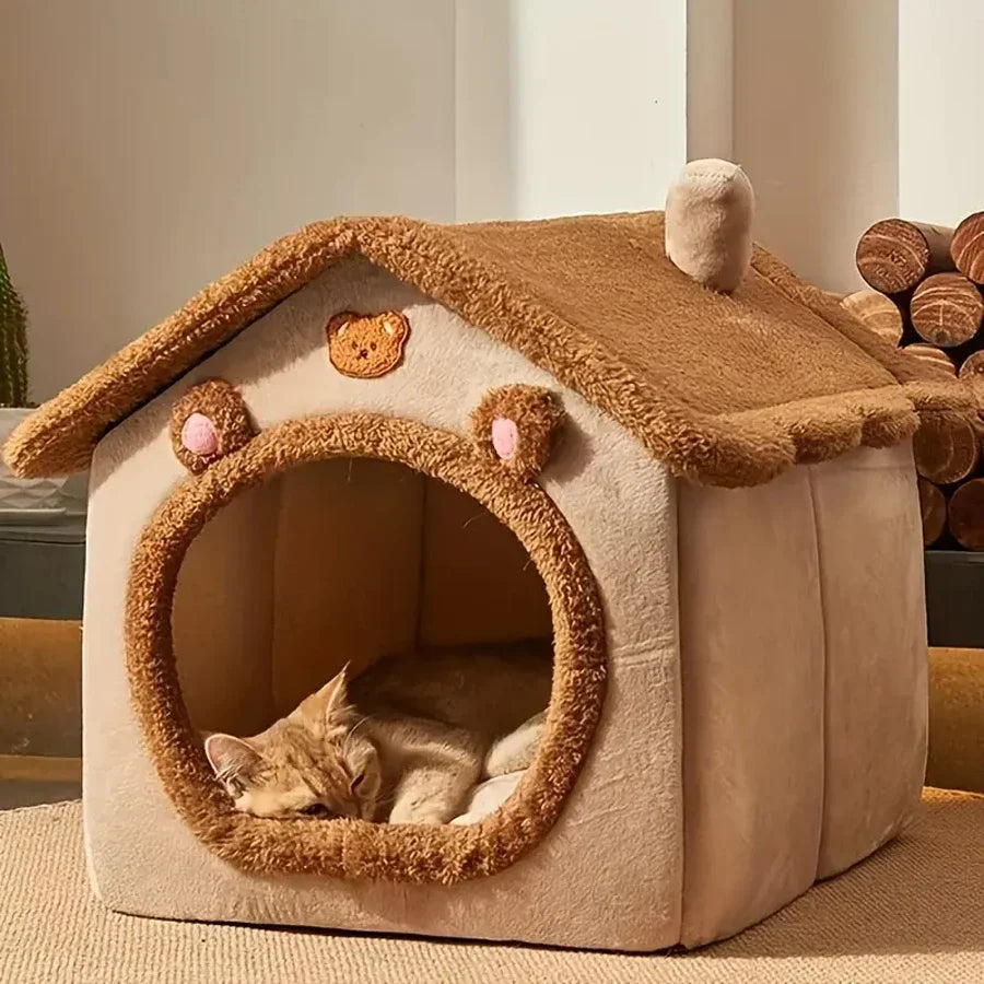 SnuggleNest | Afwasbaar en ruimtebesparend huis voor honden en katten