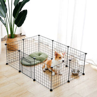 Gemakkelijk opvouwbare hondenkooi | Ruimtebesparend en zonder gereedschap te monteren Handige en betrouwbare binnenoplossing voor honden en puppy's.