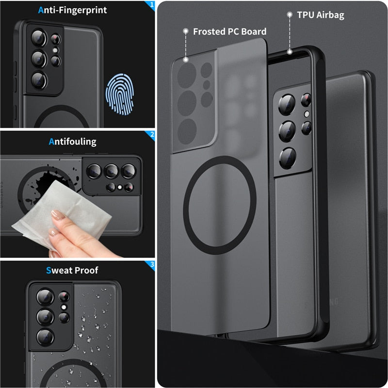 magnetisch schokbestendig hoesje voor Samsung