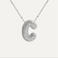 Diamanten Ketting met Letter