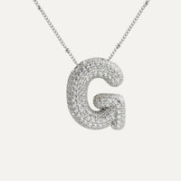 Diamanten Ketting met Letter
