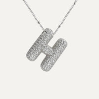 Diamanten Ketting met Letter