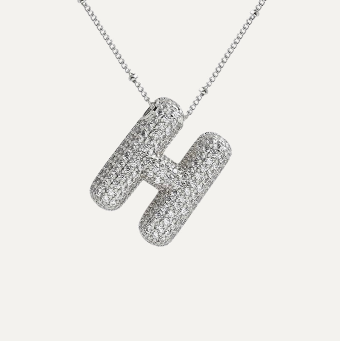 Diamanten Ketting met Letter