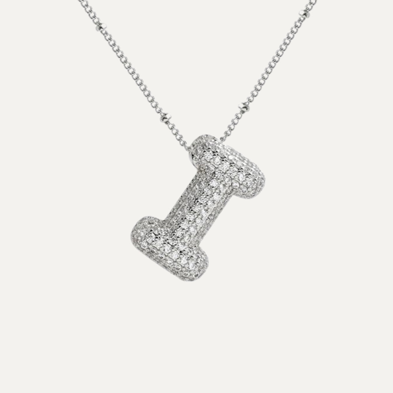Diamanten Ketting met Letter