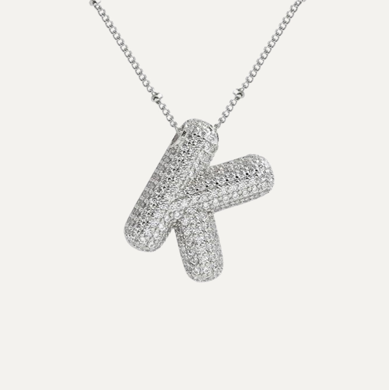 Diamanten Ketting met Letter