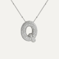 Diamanten Ketting met Letter