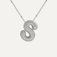 Diamanten Ketting met Letter