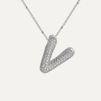 Diamanten Ketting met Letter