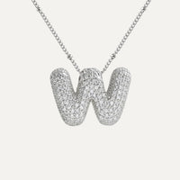 Diamanten Ketting met Letter